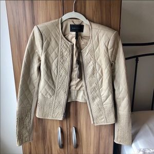 BCBGMAXAZRIA Leo Faux leather jacket